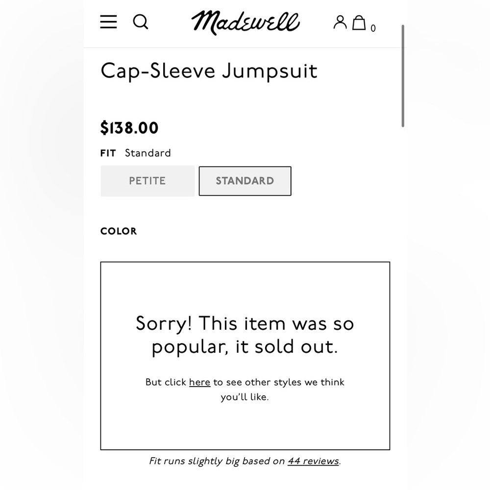 Madewell Cap-Sleeve Jumpsuit - Sunfaded Indigo S - Picture 6 of 7